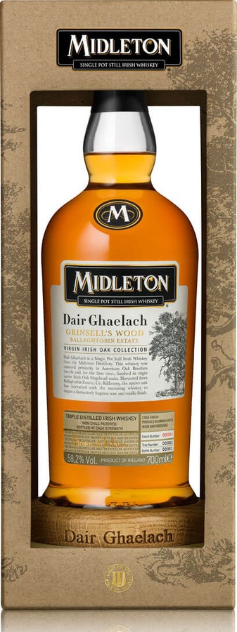 Midleton Dair Ghaelach Tree 2 Virgin Irish Oak Collection 58% 700ml