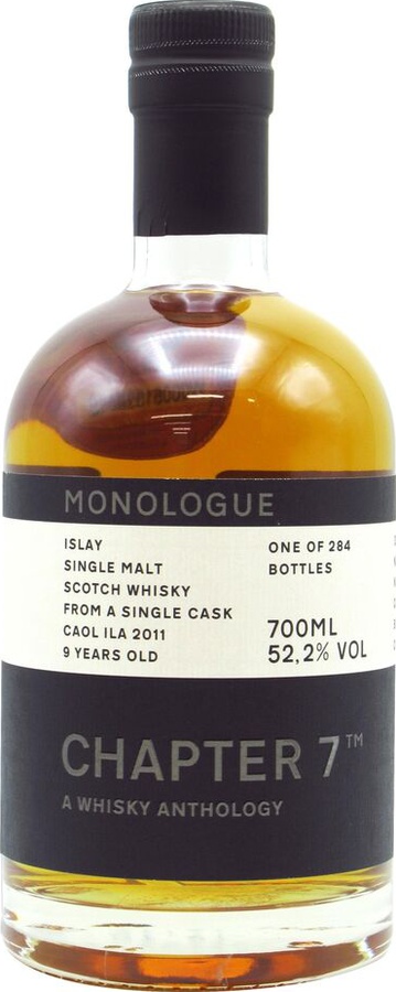Caol Ila 2011 Ch7 a Whisky Anthology Monologue First-fill Bourbon Barrel #160 52.2% 700ml