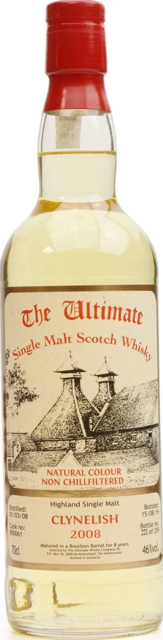 Clynelish 2008 vW The Ultimate Bourbon Barrel #800061 46% 700ml