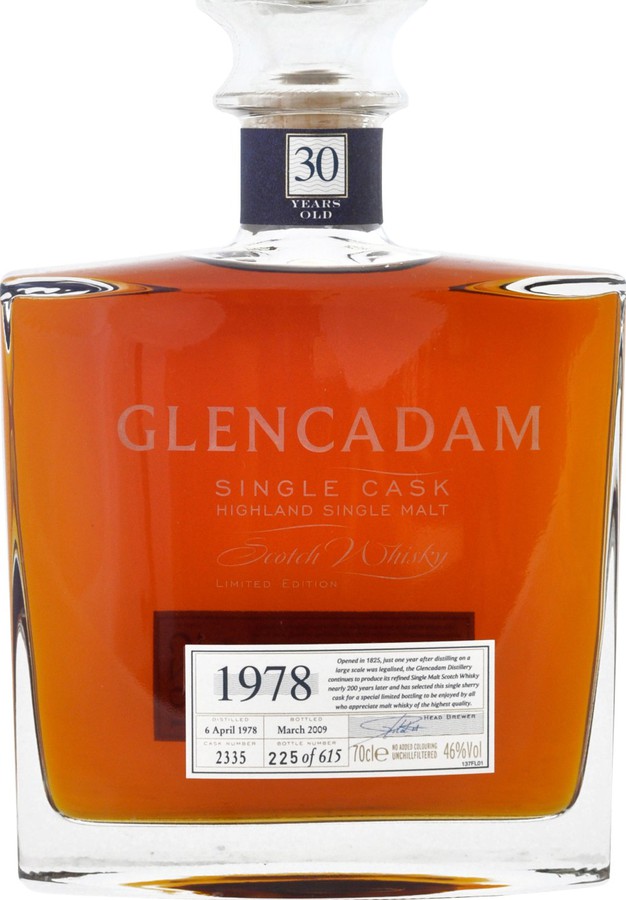 Glencadam 1978 Single Cask #2335 46% 700ml