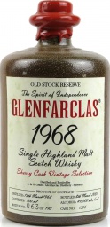 Glenfarclas 1968 Old Stock Reserve Sherry Cask #1366 49.38% 700ml