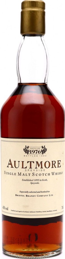 Aultmore 1976 UD Sherry Casks Bristol Brandy Company 45% 700ml