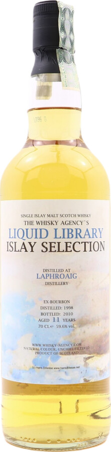 Laphroaig 1998 TWA Liquid Library Islay Selection Ex-Bourbon 59.6% 700ml