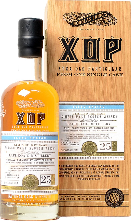 Laphroaig 1989 DL XOP Xtra Old Particular Refill Hogshead 57.8% 700ml