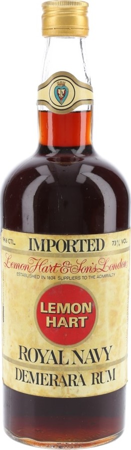 Lemon Hart Royal Navy Demerara 73% 946ml