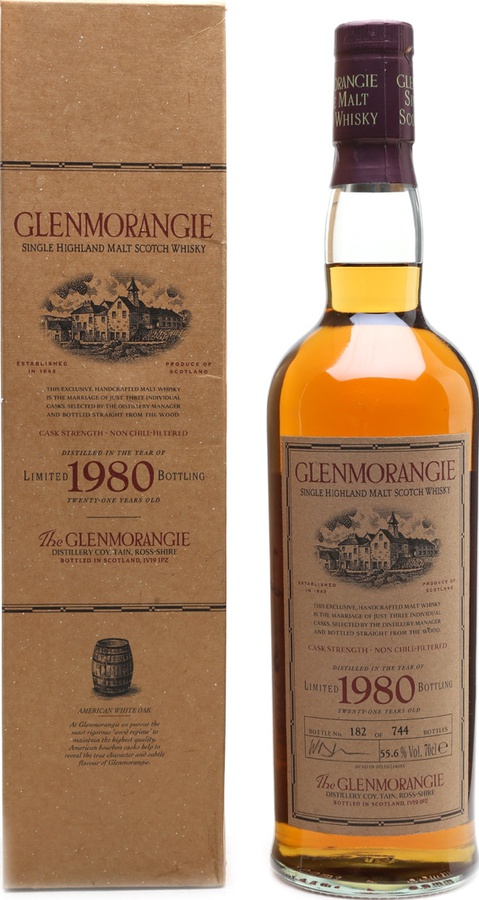 Glenmorangie 1980 Limited 1980 Bottling Oak Casks Japan Exclusive 55.6% 700ml