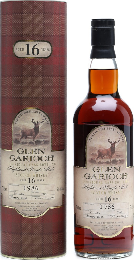 Glen Garioch 1986 Individual Cask Bottling 16yo Sherry Butt #3065 54.4% 700ml