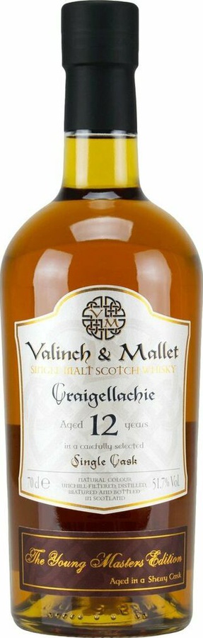 Craigellachie 12yo V&M The Young Masters Edition Sherry Butt 19-1201 51.7% 700ml