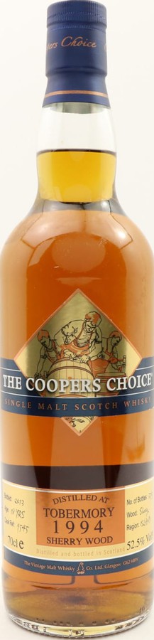 Tobermory 1994 VM The Cooper's Choice Sherry Butt #9545 52.5% 700ml