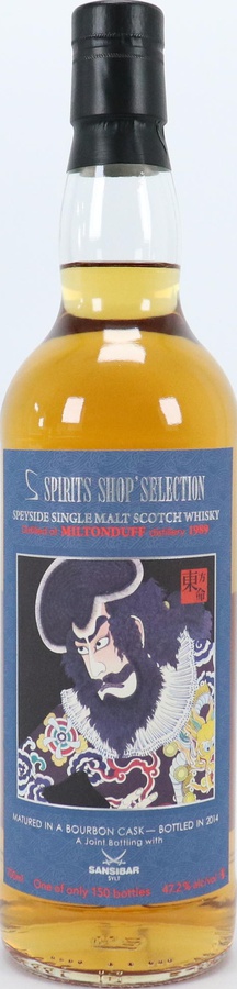 Miltonduff 1989 Sb Spirits Shop Selection Bourbon Cask 47.2% 700ml