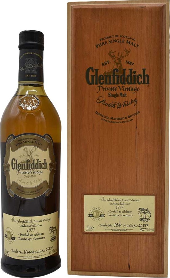 Glenfiddich 1977 Private Vintage for Turnberry's Centenary #26597 47.7% 700ml