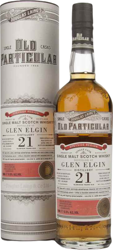 Glen Elgin 1992 DL Old Particular 21yo 2nd Fill Sherry Butt 51.5% 700ml