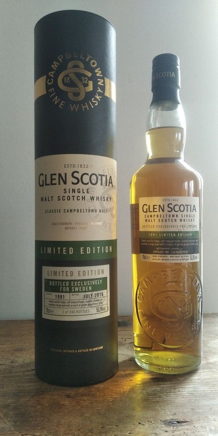 Glen Scotia 1991 Limited Edition 52.2% 700ml