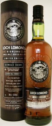 Loch Lomond 2005 Single Cask Limited Edition 13yo 1st Fill Oloroso Hogshead 15/620-11 Best Taste Trading Switzerland 53.5% 700ml
