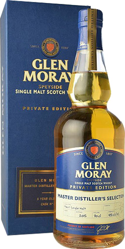 Glen Moray 5yo Master Distiller's Selection Peated Cask #169 48% 700ml