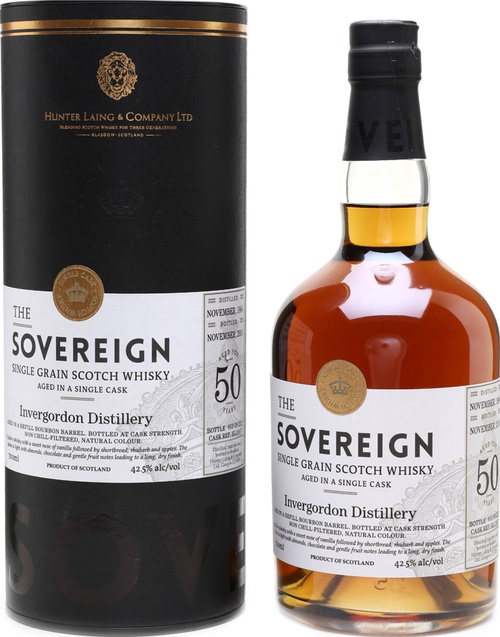 Invergordon 1964 HL The Sovereign Bourbon Barrel 42.5% 700ml