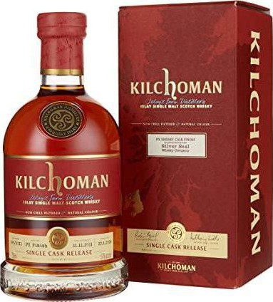 Kilchoman 2011 Single Cask Release PX Finish 693/2011 Silver Seal Whisky Company 57% 700ml