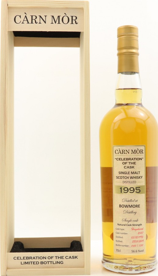 Bowmore 1995 MMcK Carn Mor Celebration of the Cask #2527 56.6% 700ml