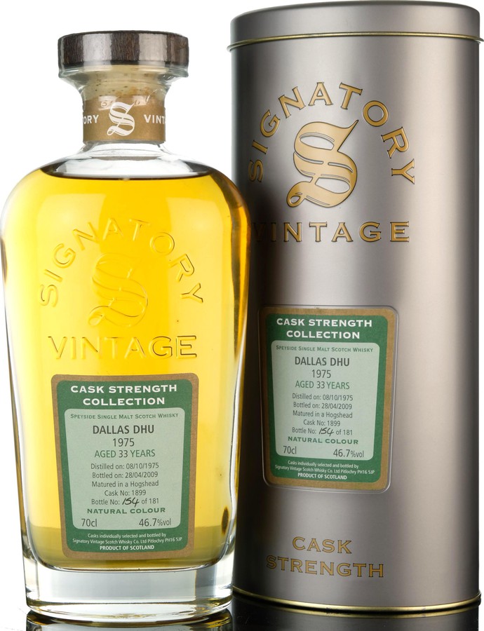 Dallas Dhu 1975 SV Cask Strength Collection #1899 46.7% 700ml