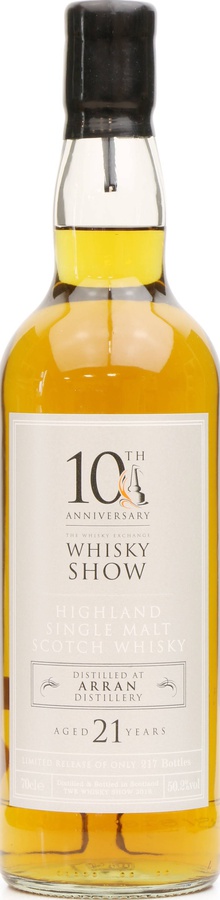 Arran 21yo TWEx The Whisky Show 10th Anniversary series 50.2% 700ml