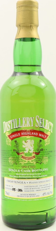 Croftengea 1997 Distillery Select American Oak Hogshead #18 45% 700ml