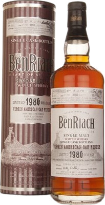 BenRiach 1980 Single Cask Bottling Batch 8 #2531 49.8% 700ml