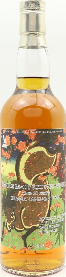 Bunnahabhain 1980 Shi Kinju-Zue series Refill Sherry Butt #89 45.8% 700ml
