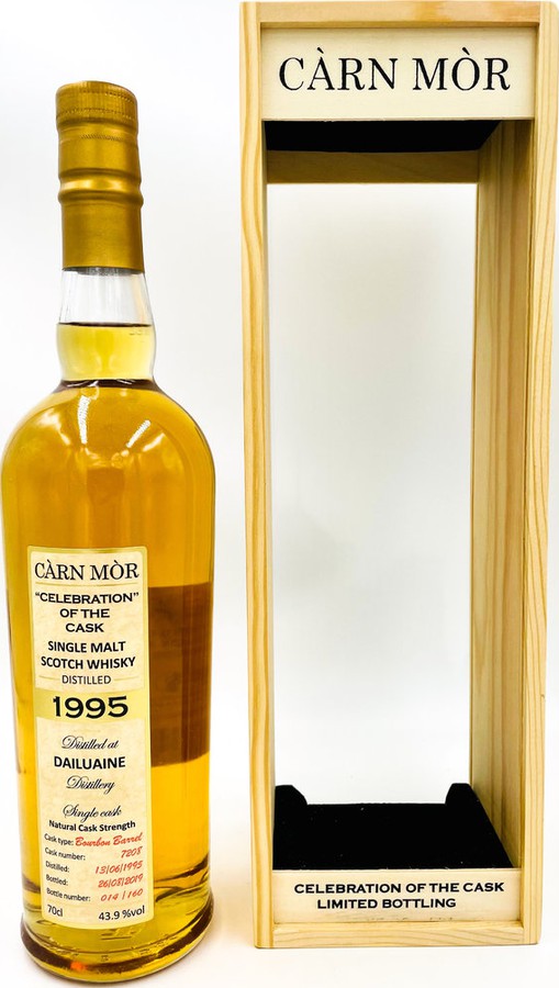 Dailuaine 1995 MMcK Carn Mor Celebration of the Cask Bourbon Barrel #3061 58.8% 700ml