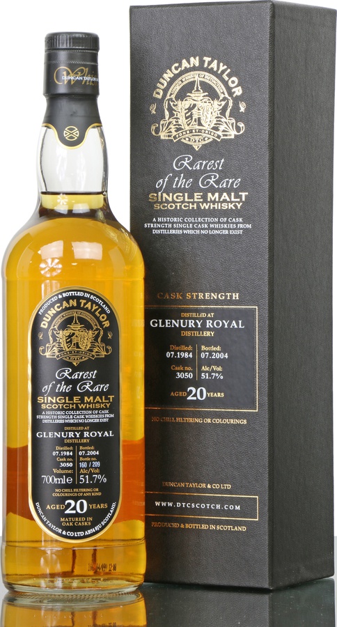 Glenury Royal 1984 DT Rarest of the Rare #3050 51.7% 700ml