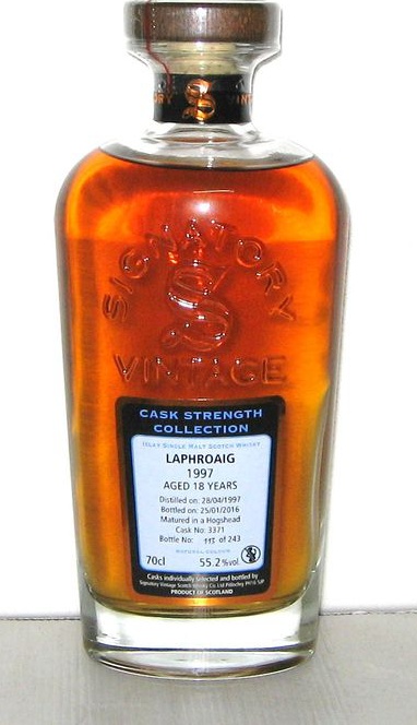 Laphroaig 1997 SV Cask Strength Collection Refill Sherry Hogshead #3371 55.2% 700ml