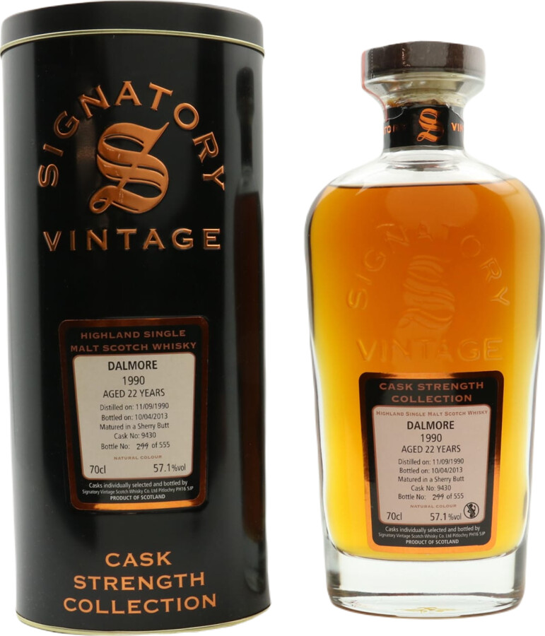 Dalmore 1990 SV Cask Strength Collection Sherry Butt #9430 57.1% 700ml
