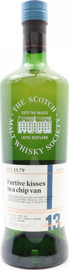 Dalmore 2005 SMWS 13.79 Furtive kisses in a chip van 2nd Fill Ex-Bourbon Barrel 60.2% 700ml
