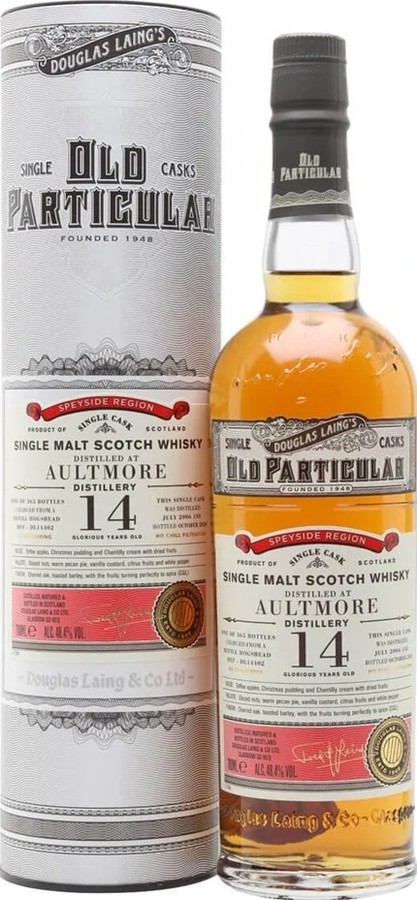 Aultmore 2006 DL Old Particular Refill Barrel 48.4% 700ml