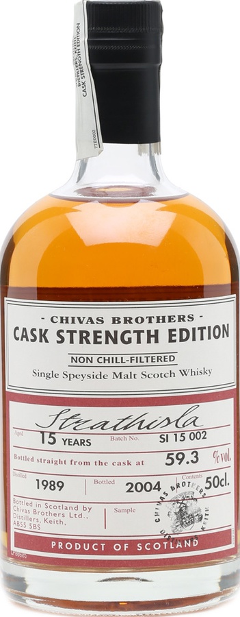 Strathisla 1989 Chivas Brothers Cask Strength Edition Batch SI 15 002 59.3% 500ml