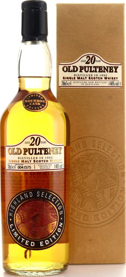 Old Pulteney 1982 Highland Selection Limited Edition Bourbon Cask 46% 700ml