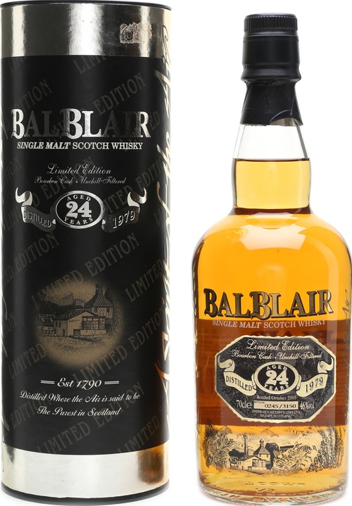 Balblair 1979 Bourbon Cask 46% 700ml