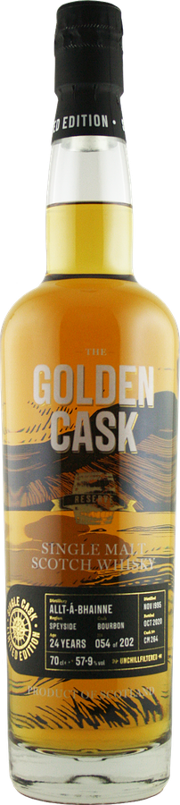 Allt-A-Bhainne 1995 HMcD Golden Cask Bourbon CM 264 57.9% 700ml