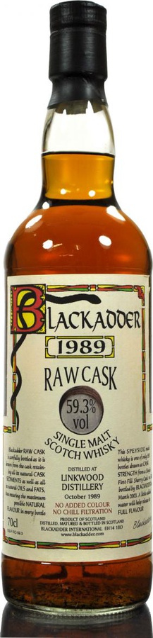 Linkwood 1989 BA Raw Cask Sherry Butt #5624 59.3% 700ml