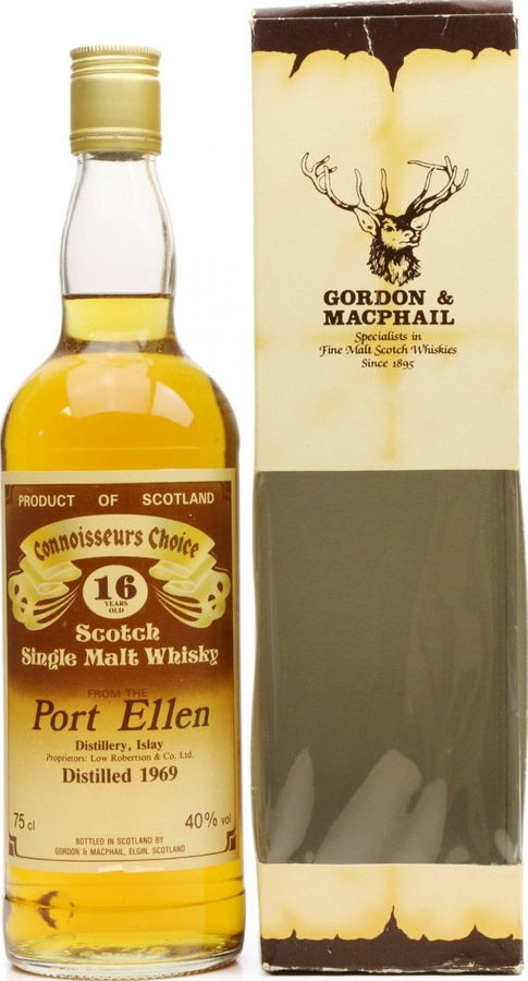 Port Ellen 1969 GM Connoisseurs Choice 40% 750ml
