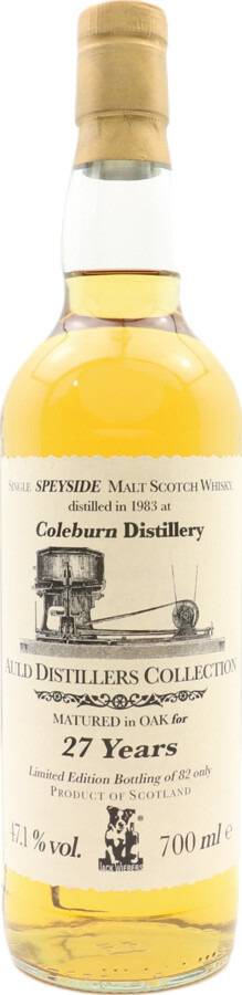 Coleburn 1983 JW Auld Distillers Collection Oak Cask 47.1% 700ml