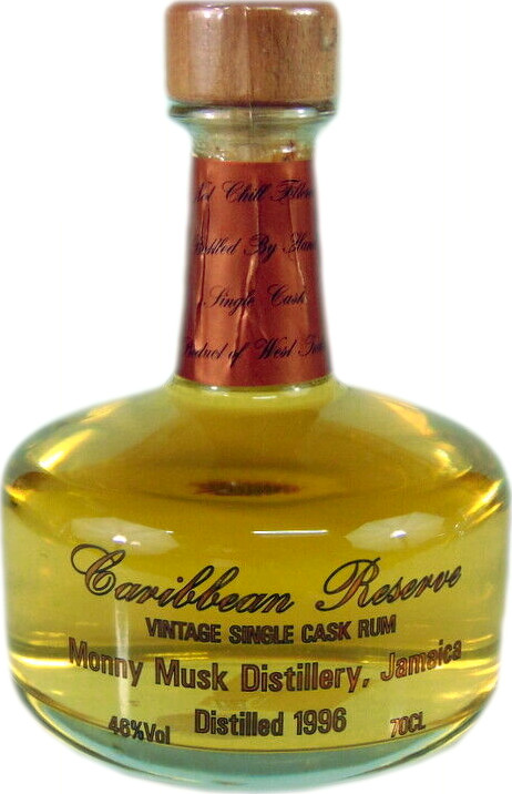 Caribbean Reserve 1996 Vintage Single Cask Rum Monny Musk 46% 700ml