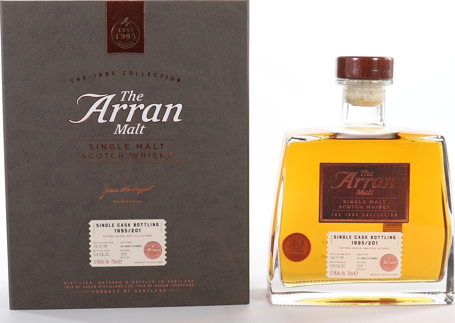Arran 1995 The 1995 Collection Bourbon Barrel 1995/201 Distillery Shop Exclusive 53.4% 700ml