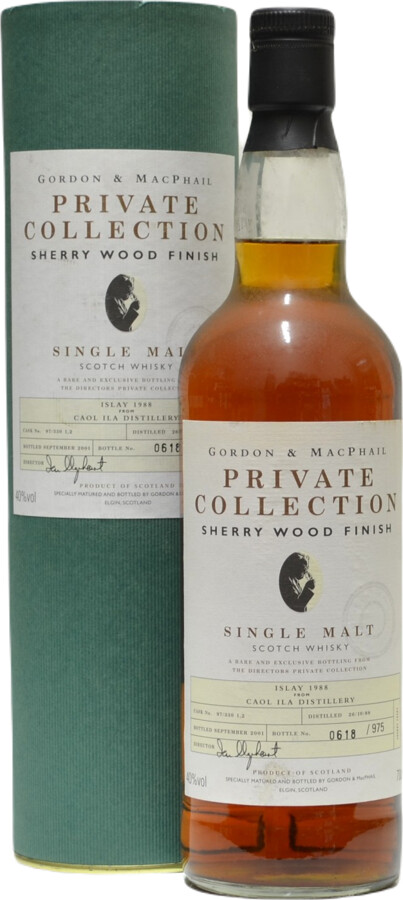 Caol Ila 1988 GM Private Collection Sherry Wood Finish 97/330 1.2 40% 700ml