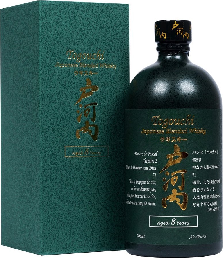 Togouchi 8yo Japanese Blended Whisky 40% 700ml