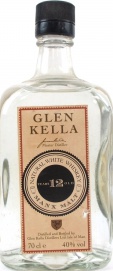 Glen Kella 12yo Natural White Whisky Manx Malt 40% 700ml