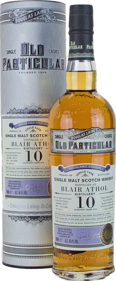 Blair Athol 2009 DL Old Particular Sherry Butt 48.4% 700ml