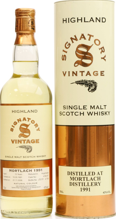 Mannochmore 1991 SV Vintage Collection South African Sherry Butt #16598 43% 700ml