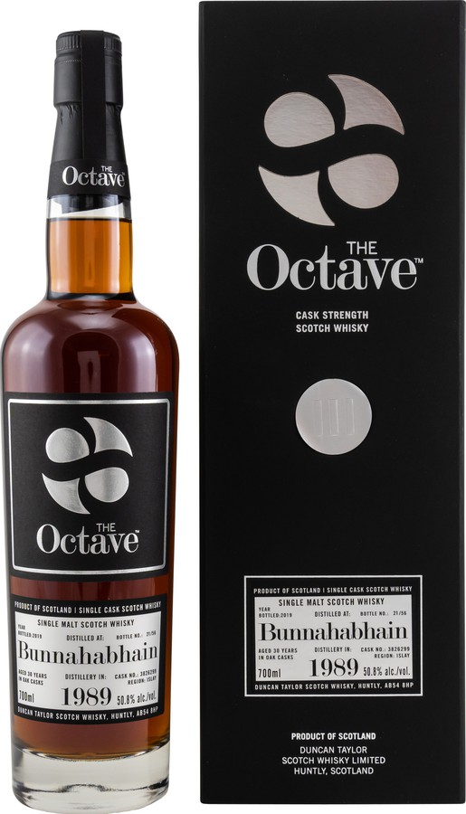 Bunnahabhain 1989 DT The Octave Premium Oak Casks #3826299 50.8% 700ml