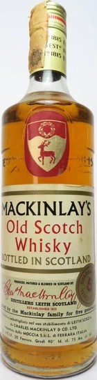 Mackinlay's 5yo ChMi Old Scotch Whisky 40% 750ml