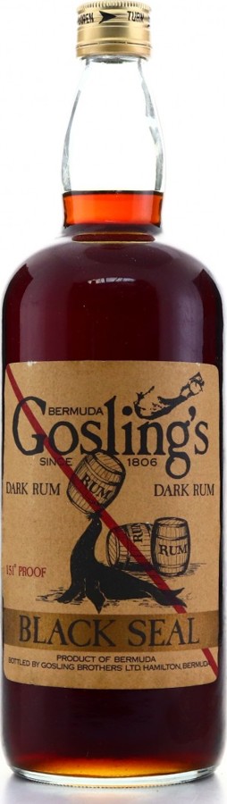 Goslings Black Seal Bermuda Dark 151 Proof 75.5%